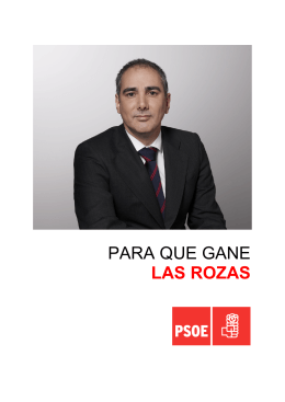 Programa Electoral PSOE Las Rozas 2011 v1.6