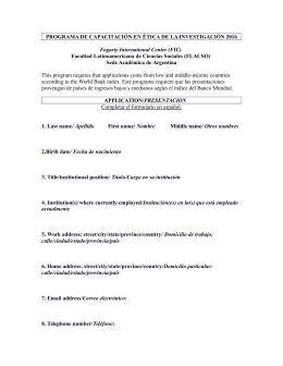 PROGRAMA DE CAPACITACIÓN EN ÉTICA DE LA