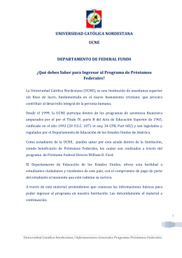 Qué debes Saber para Ingresar al Programa de Préstamos F