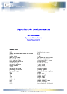Digitalización de documentos - Information & Image Management