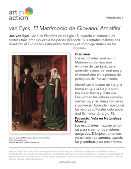 van Eyck: El Matrimonio de Giovanni Arnolfini