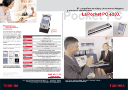 La Pocket PC e330.