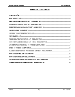 Sección-19 Leyes y Reglamentos Federales