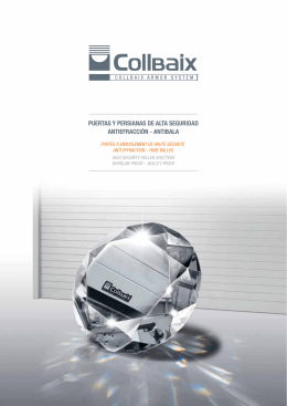 Información técnica en formato PDF para el producto Collbaix