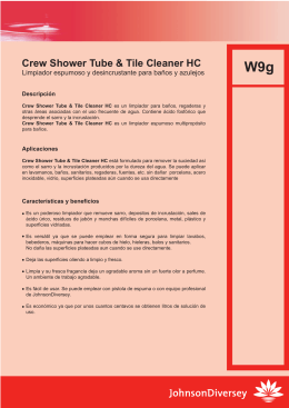 Crew Shower Tube & Tile Cleaner HC