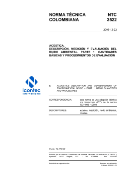 NTC 3522 - ICONTEC Internacional