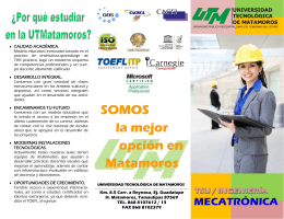 MECA 2012 - Universidad Tecnológica de Matamoros