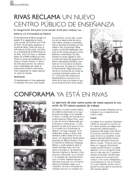Rivas reclama un nuevo centro público de enseñanza