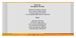 Himno de Cartagena de Indias Suenen trompas en honor de la