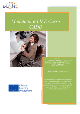 Modulo 6: e-LIFE Curso CADD - ADAM
