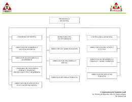 Organigrama - Ayuntamiento Cuautitlán izcalli