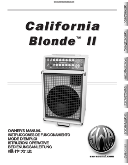 California Blonde™ II - American Musical Supply
