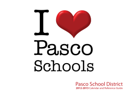 2012-2013 - Pasco School District