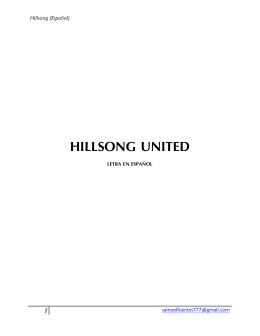 Cancionero -Hillsong (Español)…