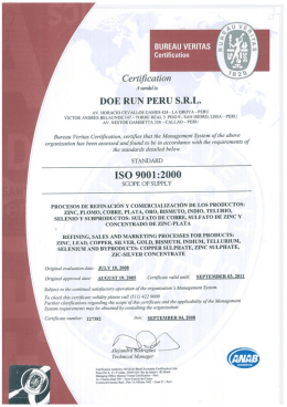 1ra Recertificación