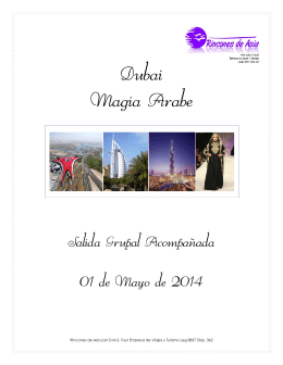 Dubai Magia Arabe