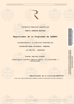 Registrador de la Propiedad de LAREDO