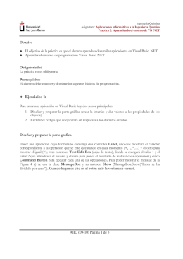 Ejercicios 1:
