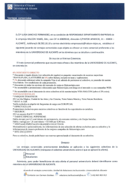 l Universitat d`Alacant Universidad de Alicante