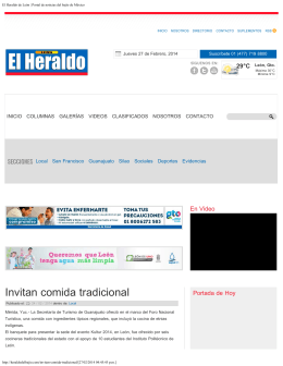 El Heraldo de León | Portal de noticias del bajío de México