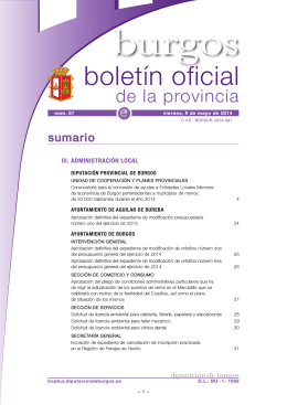 iii. administración local - Boletín Oficial de la Provincia de Burgos