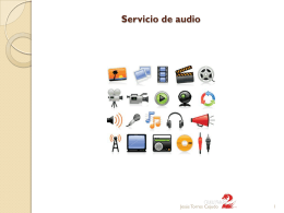 Servicio de audio