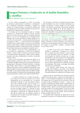 Panace@. Revista de Medicina, Lenguaje y Traducción