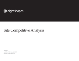Site Competitive Analysis