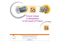 Accent Francais, Montpellier - Folleto