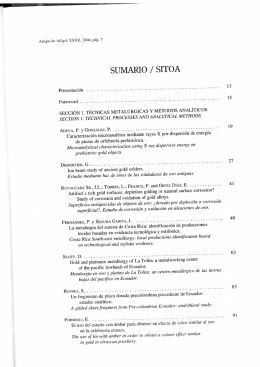 SUMARIO / SITOA