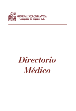 Directorio Médico - Seguros Generali Colombia