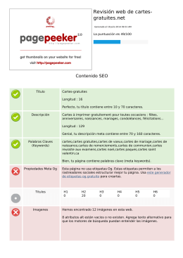 Revisión web de cartes-gratuites.net