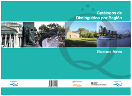 Catálogos de Distinguidos por Región Buenos Aires