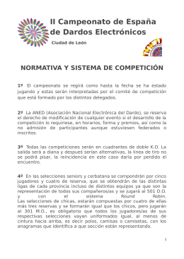 II Campeonato de España de Dardos Electrónicos