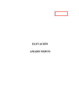 Nervo, Amado - Elevacion