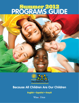 PrOgrAms guide - The Parent Academy - Miami