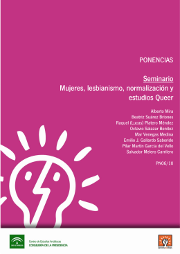 Mujeres, lesbianismo, normalización y estudios Queer