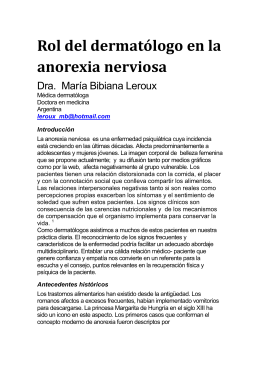 156 Rol del Dermatologo en Anorexia Nerviosa