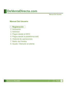 Manual Del Usuario - DeVentaDirecta.com