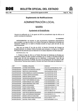 BOLETÍN OFICIAL DEL ESTADO