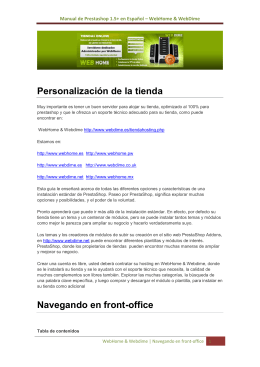 Manual de Prestashop 1.5+ en Español – WebHome