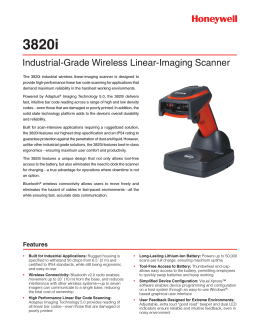 Industrial-Grade Wireless Linear-Imaging Scanner