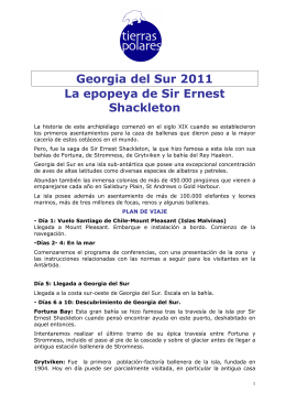 ANTARTIDA- Georgia del Sur 2011-12