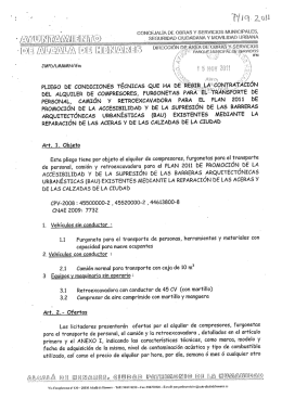4771. pliegos técnicos - Sede Electrónica
