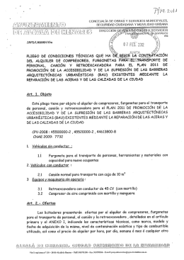 4795. pliegos técnicos - Sede Electrónica