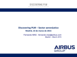 Discovering PLM – Sector aeronáutico