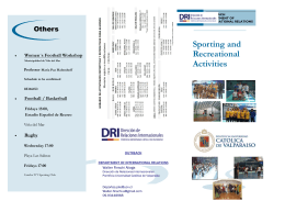 Sports 2014.pub - DRI – Dirección de Relaciones Internacionales