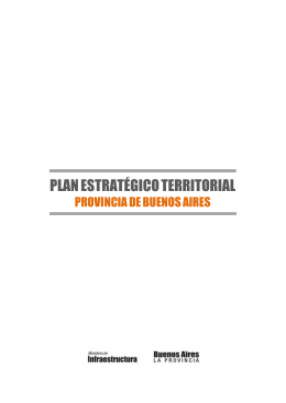 Plan Estratégico Territorial Provincia de Buenos Aires