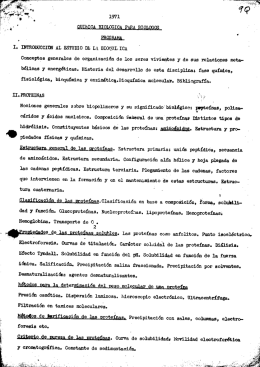 Química biológica para biólogos