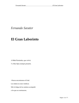 Fernando Savater - El Gran Laberinto
